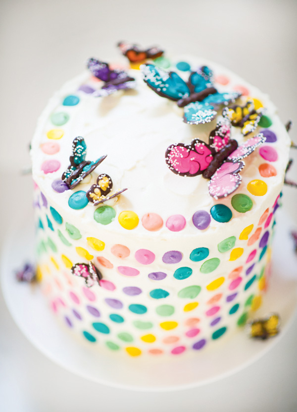 Rainbow Butterfly Cake Rainbow Butterfly Cake