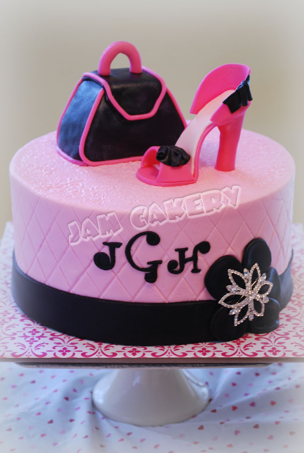 Shoe and Purse Birthday Cake Shoe and Purse Birthday Cake