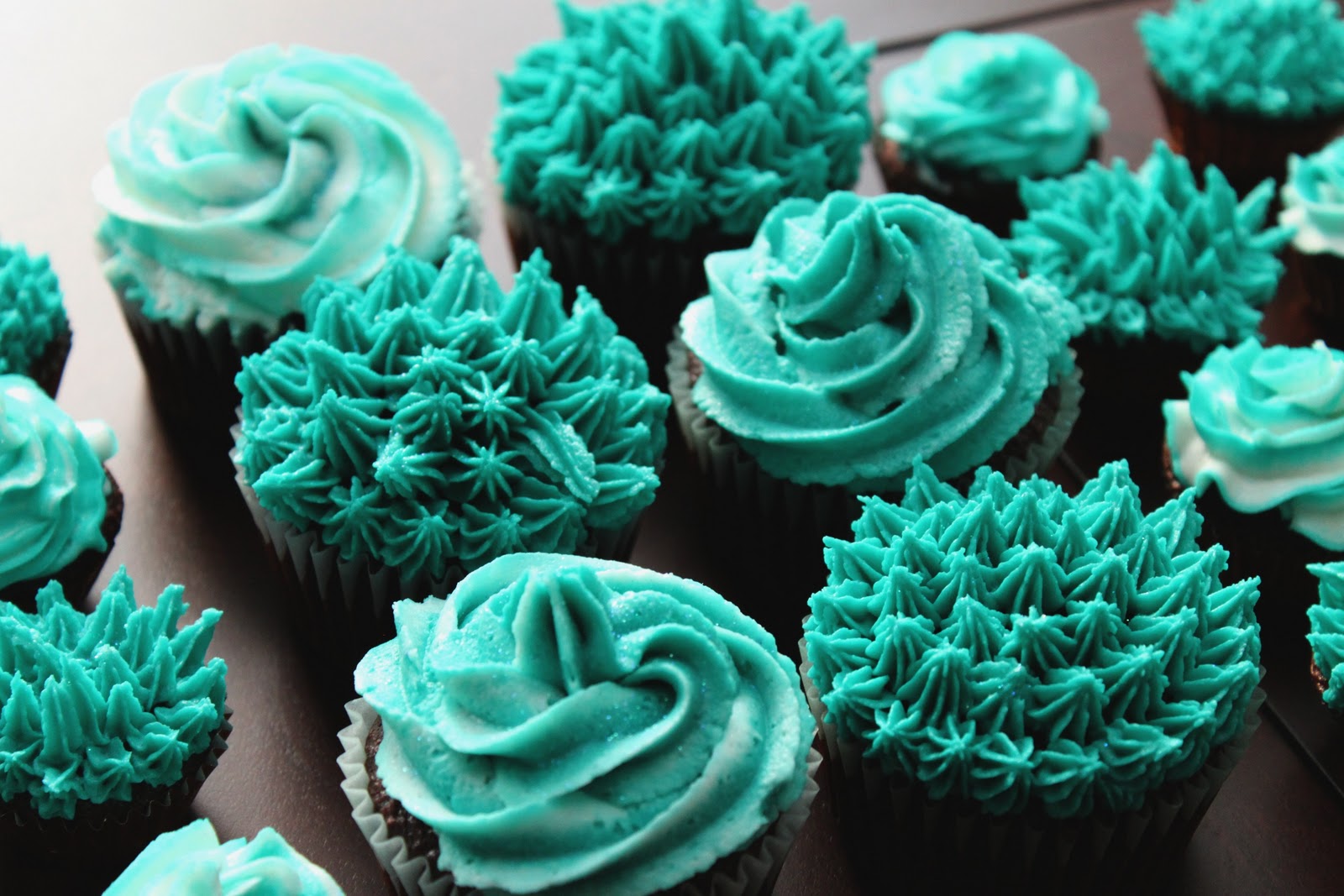 Teal Cupcakes Teal Cupcakes