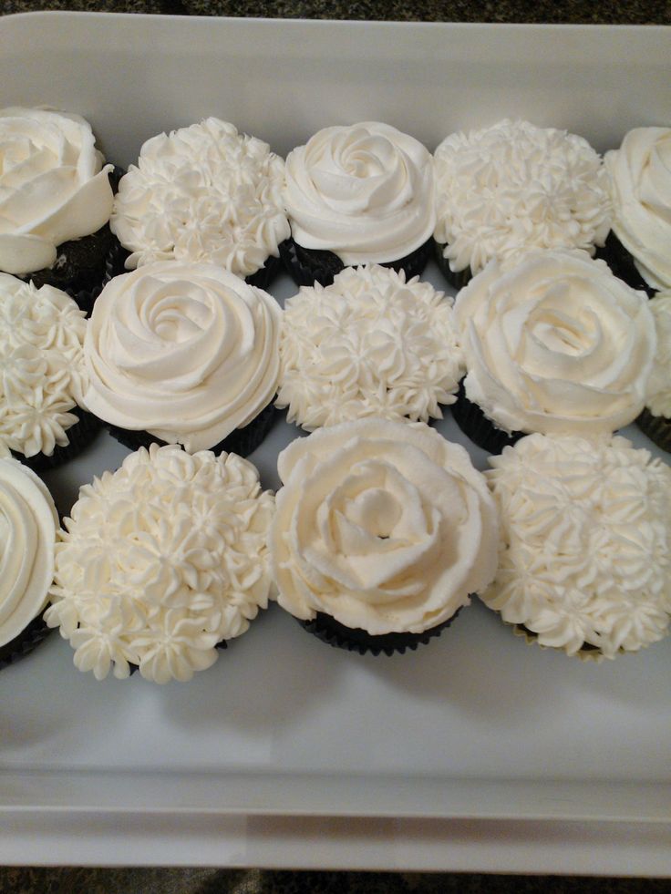 White Wedding Cupcakes