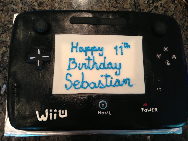 Wii U Birthday Cake Wii U Birthday Cake