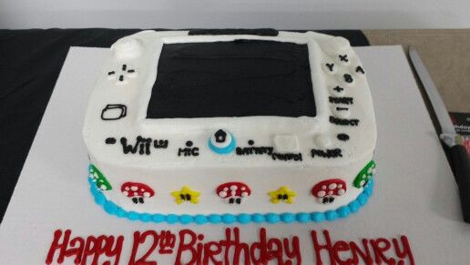 Wii U Birthday Cake Wii U Birthday Cake