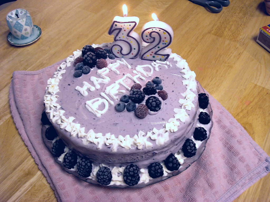 32nd Birthday Cake