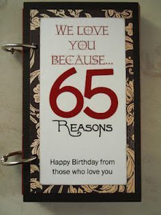 65th Birthday Ideas