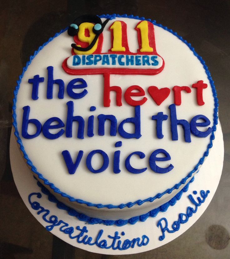 911 Dispatcher Cake 911 Dispatcher Cake