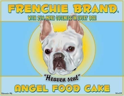 Angel French Bulldog Print Angel French Bulldog Print