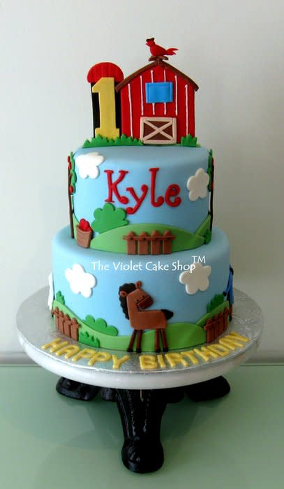 Boys Farm Birthday Cake Ideas Boys Farm Birthday Cake Ideas