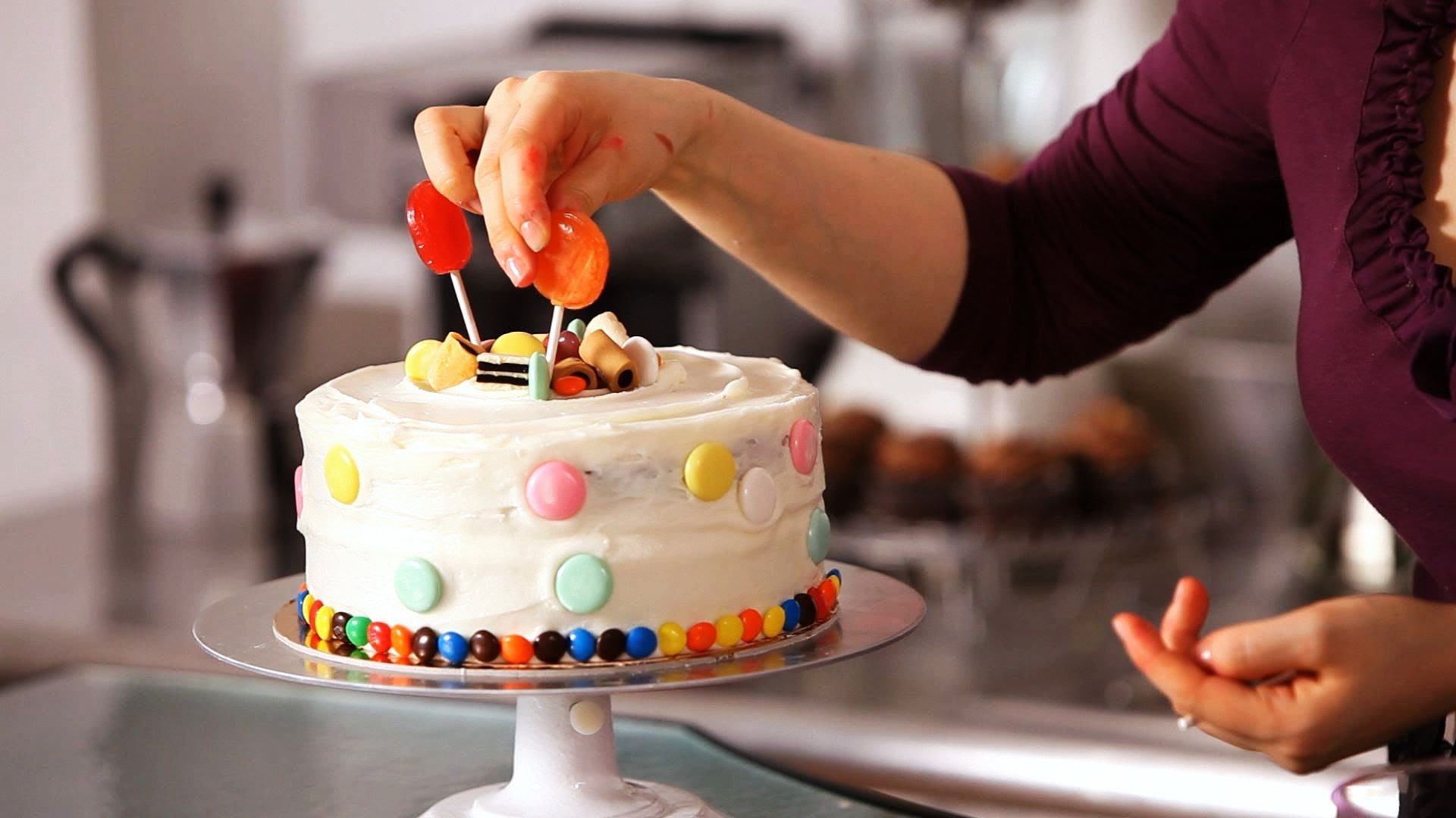 Cake Decorating with Candy