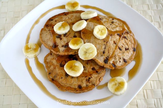 Chocolate Chip Pancakes and Bacon Chocolate Chip Pancakes and Bacon