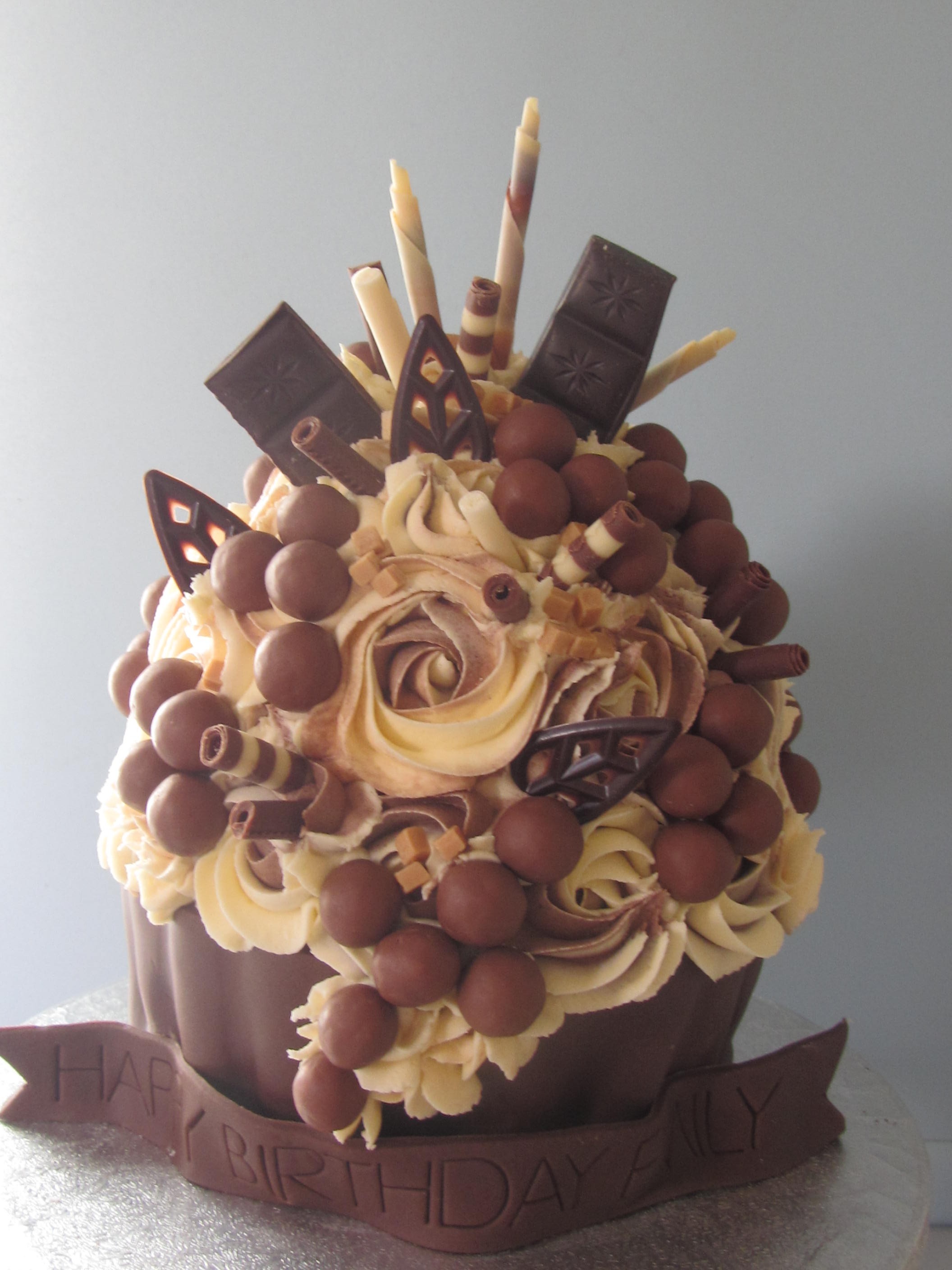 11 Huge Chocolate Cupcakes Photo Giant Chocolate Cupcake Giant