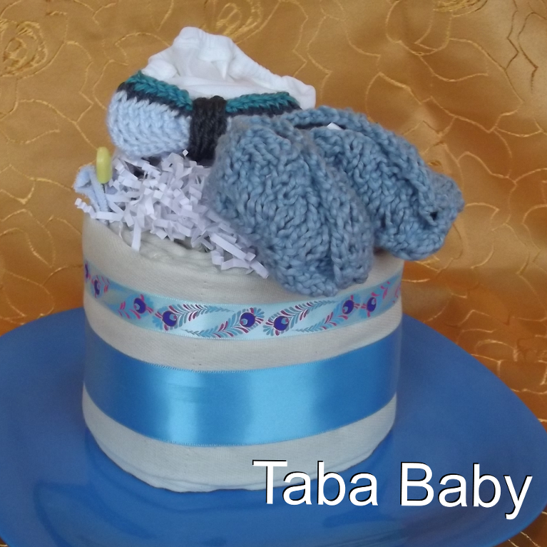 Cloth Diaper Cake on Craftsy