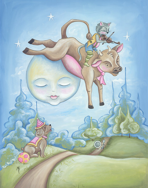 10 The Cow Jumped Over Moon Nursery Rhyme Cakes Photo 10 The Cow Jumped Over Moon Nursery Rhyme Cakes Photo
