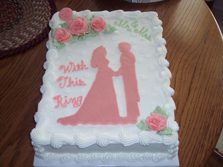 Cute Wedding Shower Cake Idea Cute Wedding Shower Cake Idea
