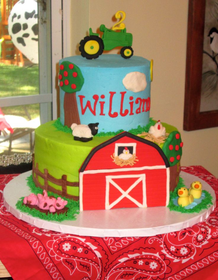 Farm Birthday Cake Ideas Farm Birthday Cake Ideas