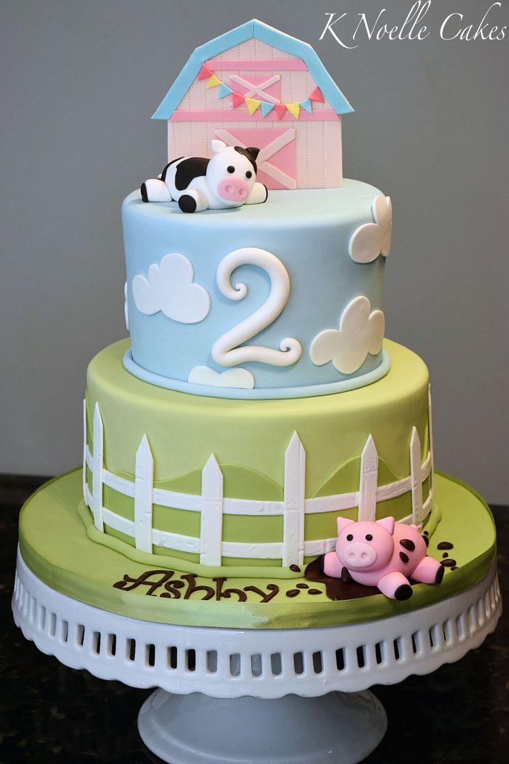 Farm Themed Cake Farm Themed Cake