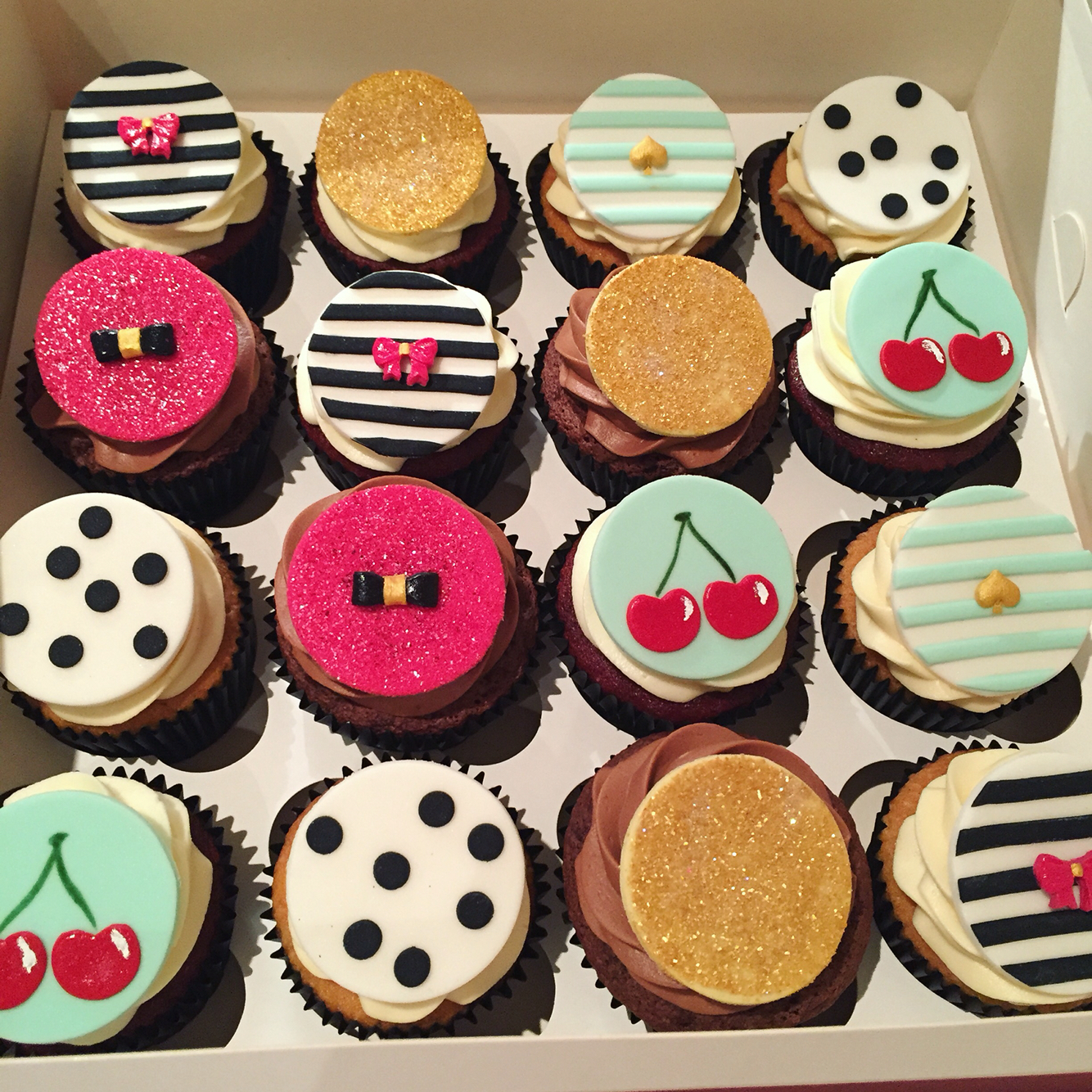 Kate Spade Inspired Cupcakes Kate Spade Inspired Cupcakes
