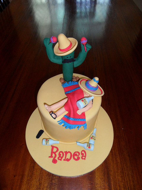 Mexican Themed Birthday Cake Mexican Themed Birthday Cake