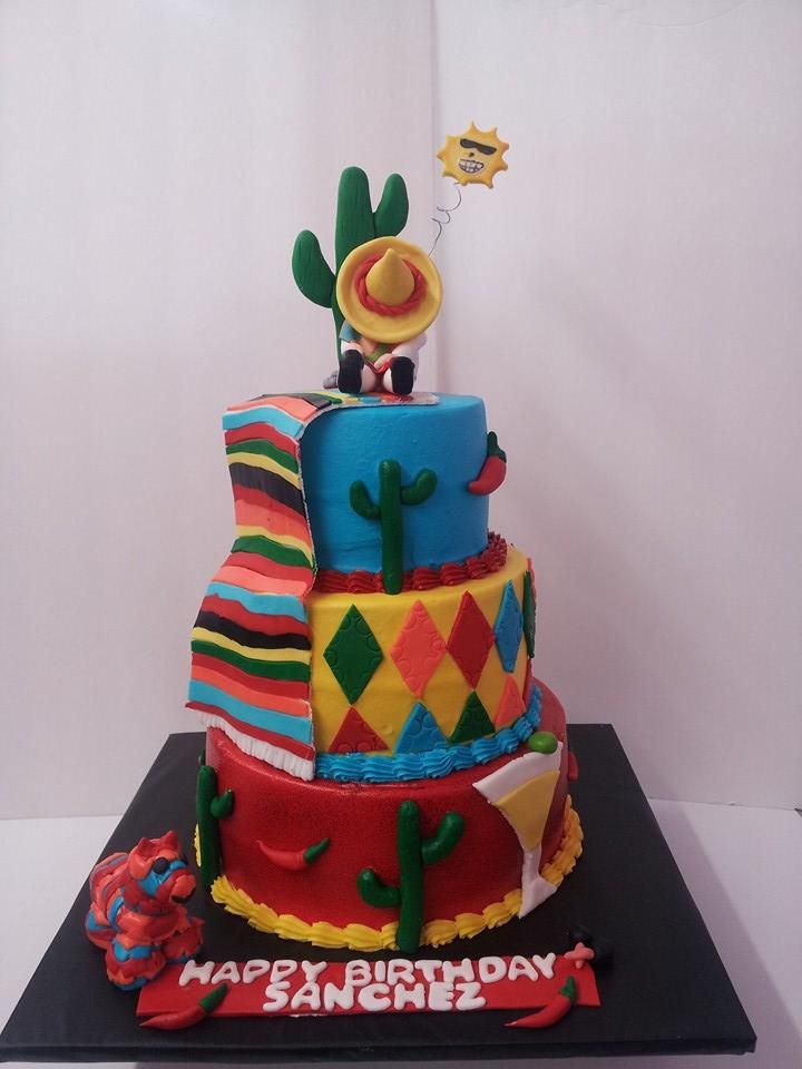 Mexican Themed Cake Mexican Themed Cake