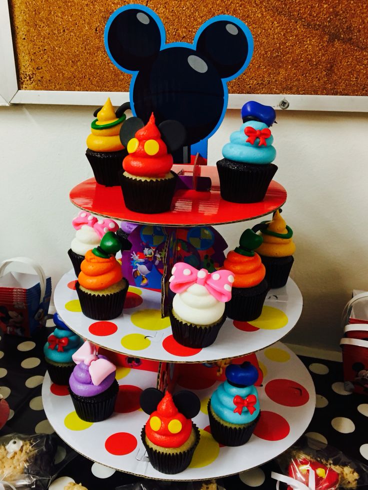 Mickey Mouse Clubhouse Cupcakes Mickey Mouse Clubhouse Cupcakes