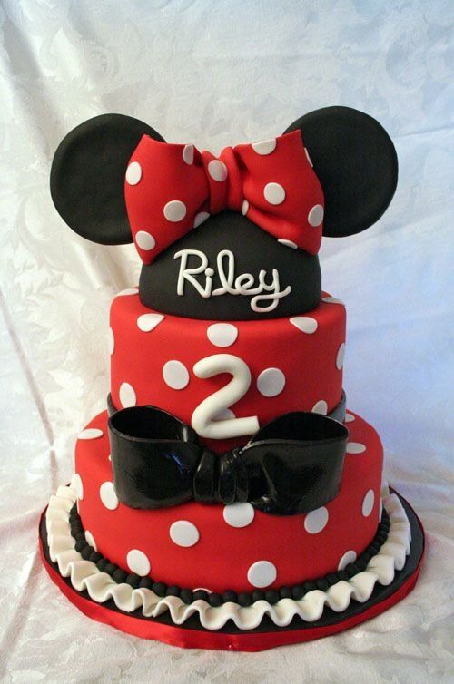 Minnie Mouse Birthday Cakes 2 Years Old Minnie Mouse Birthday Cakes 2 Years Old