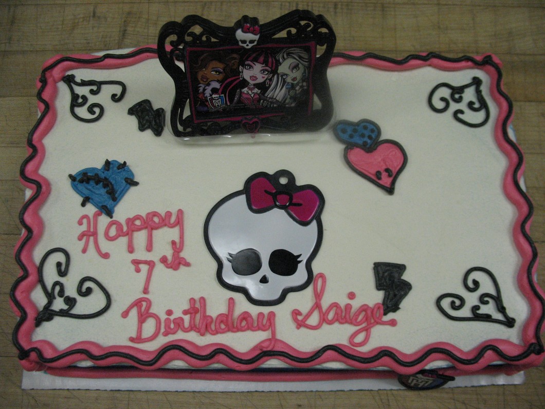 Monster High Sheet Cake