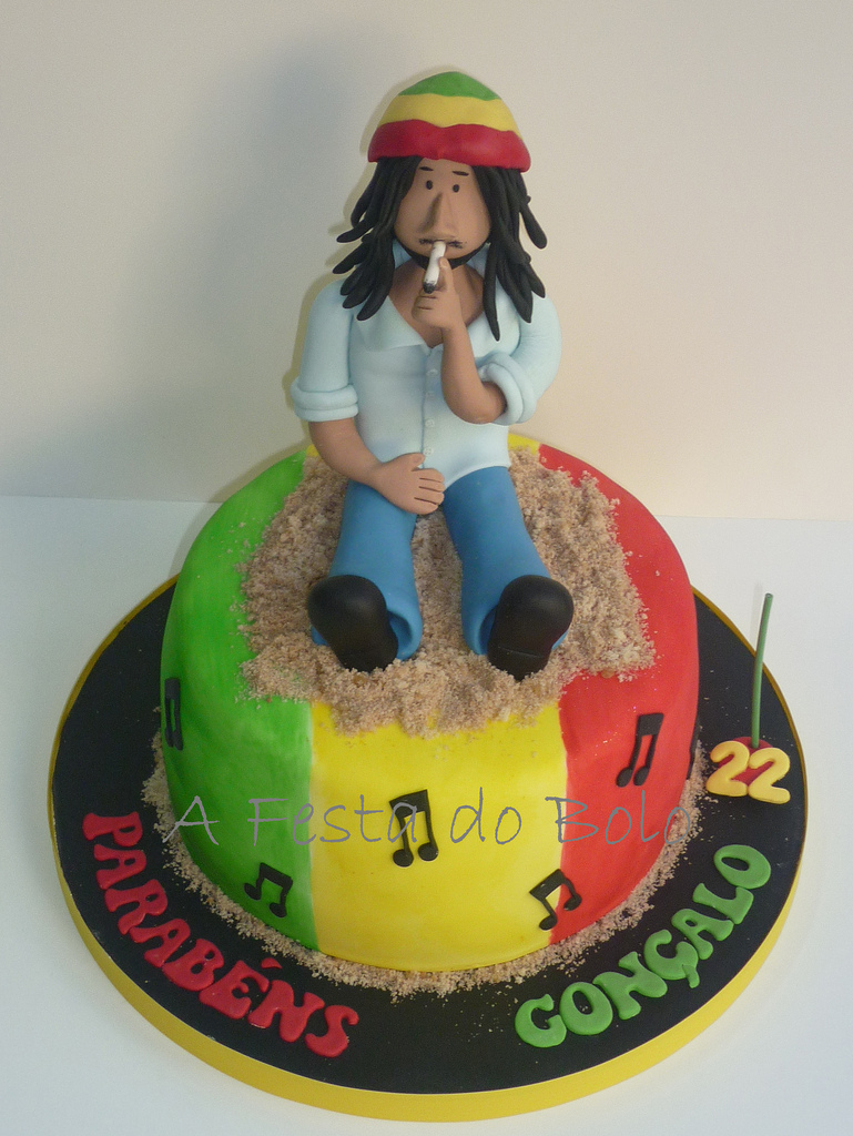 Reggae Birthday Cake Reggae Birthday Cake