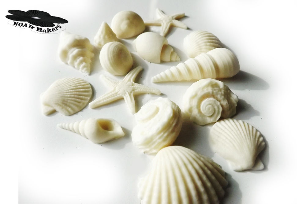 Sea Shell Wedding Cake Edible Decorations Sea Shell Wedding Cake Edible Decorations