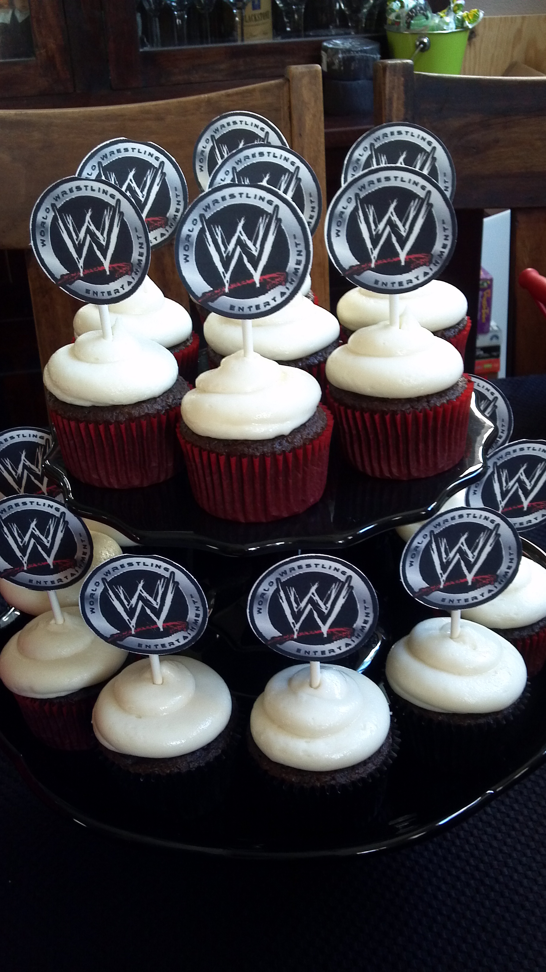 WWE Birthday Cake Cupcakes WWE Birthday Cake Cupcakes
