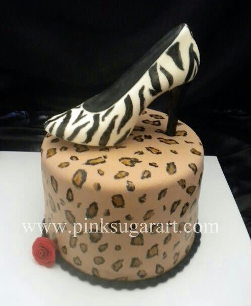 Zebra and Leopard Print Cake Zebra and Leopard Print Cake