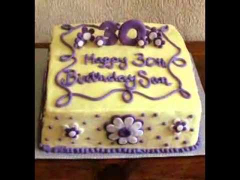 9 Unique 30th Birthday Sheet Cakes Photo Gold 30th Birthday Cake