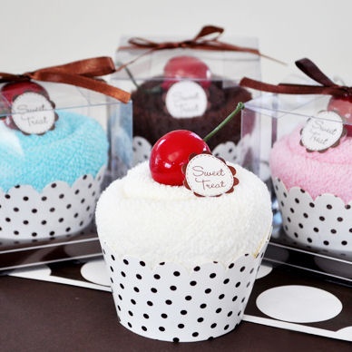 Baby Shower Cupcake Towel Favors Baby Shower Cupcake Towel Favors