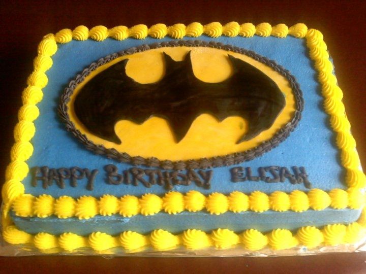 Batman Birthday Sheet Cake Batman Birthday Sheet Cake