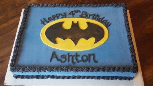 Batman Sheet Cake Batman Sheet Cake