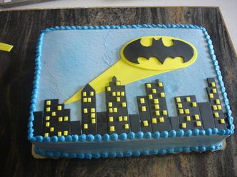 Batman Sheet Cake Batman Sheet Cake
