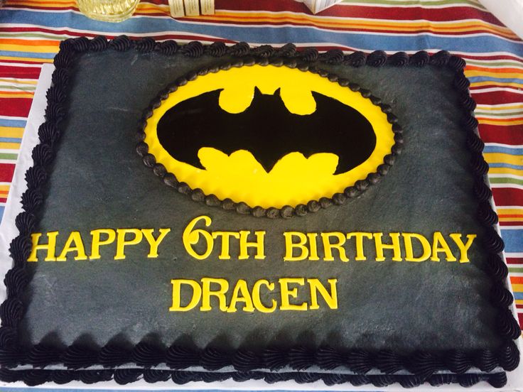 Batman Sheet Cake Batman Sheet Cake