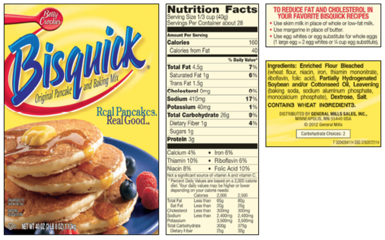 Bisquick Pancake Mix Ingredients
