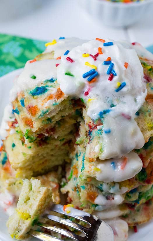 Cake Batter Pancakes Recipe Cake Batter Pancakes Recipe