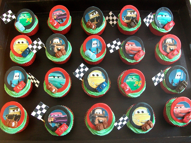 12 Disney Cars Birthday Cupcakes Photo Disney Pixar Cars Birthday