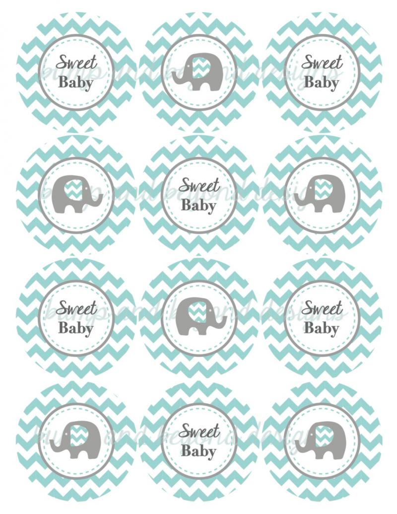 13 Cupcakes Baby Shower Printables Photo Free Printable Baby