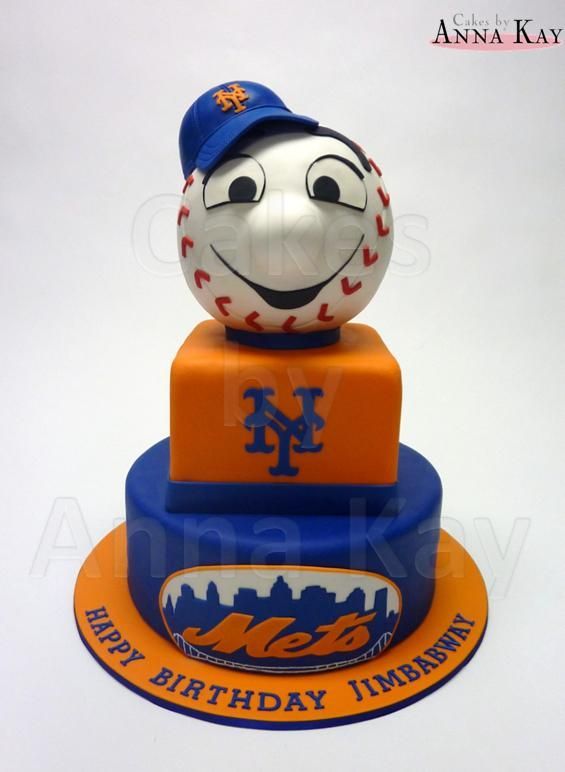 Mets Baseball Birthday Cake Mets Baseball Birthday Cake