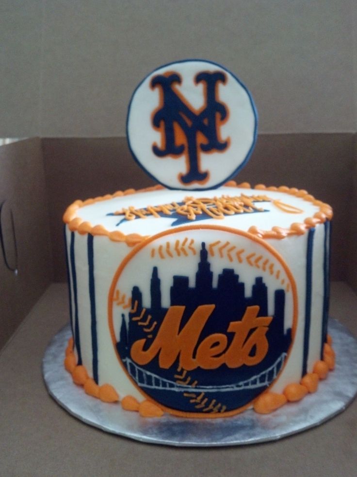 NY Mets Baseball Cake NY Mets Baseball Cake