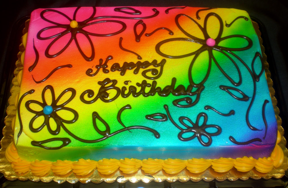 Rainbow Birthday Cake Rainbow Birthday Cake