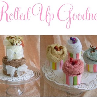 Towel Cupcakes for Baby Shower Towel Cupcakes for Baby Shower