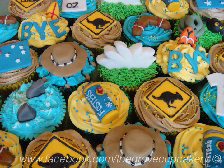 Australian Themed Cupcakes