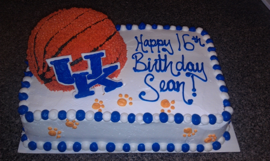 Kentucky Wildcat Birthday Cake Kentucky Wildcat Birthday Cake