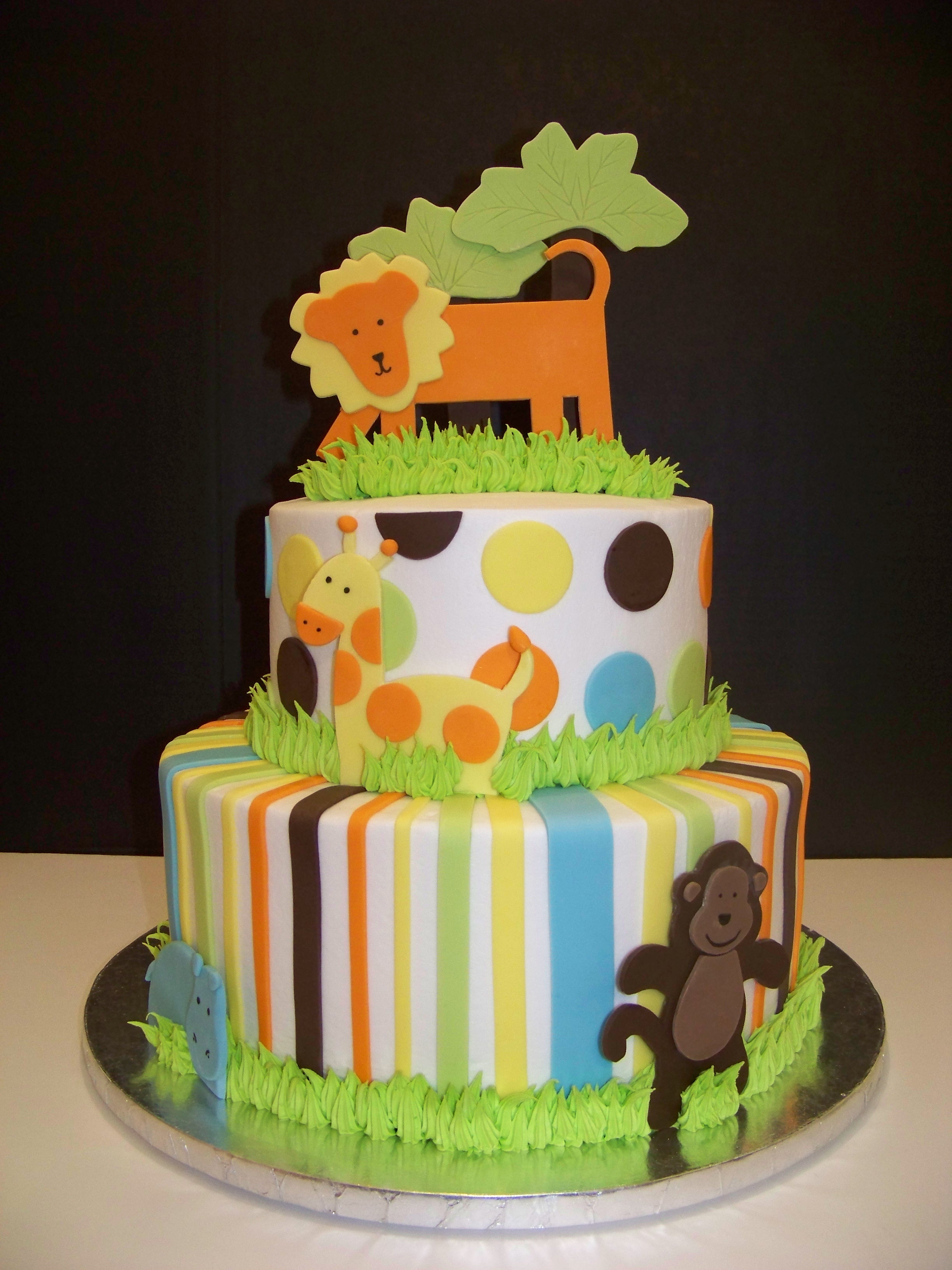 10 King Baby Shower Jungle Theme Cakes Photo Safari Baby Shower Cake King Of The Jungle Baby Shower Decorations And Lion King Baby Shower Cake Snackncake