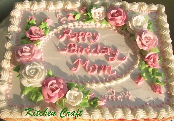 Sheet Cake with Flowers Sheet Cake with Flowers