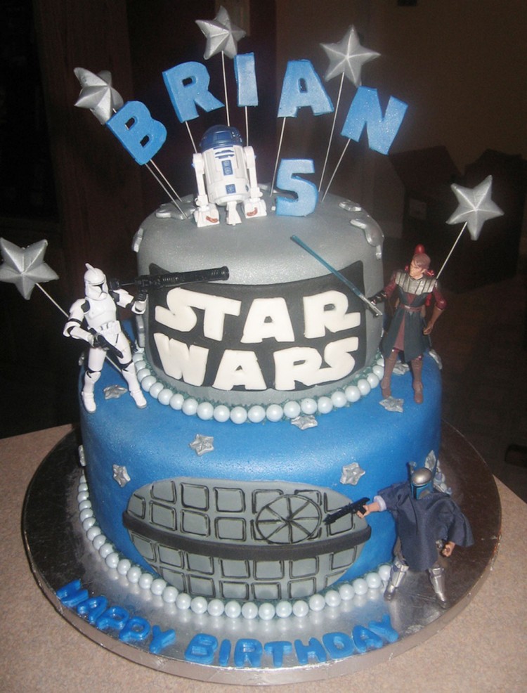 Star Wars Birthday Cake Star Wars Birthday Cake