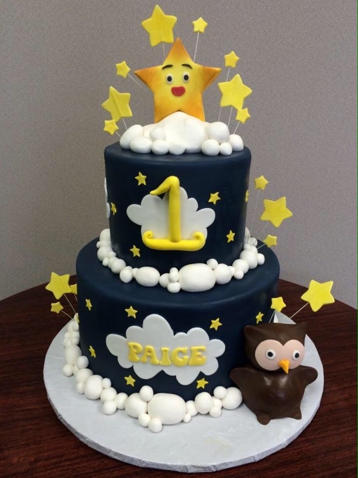Twinkle Little Star Birthday Cake Twinkle Little Star Birthday Cake