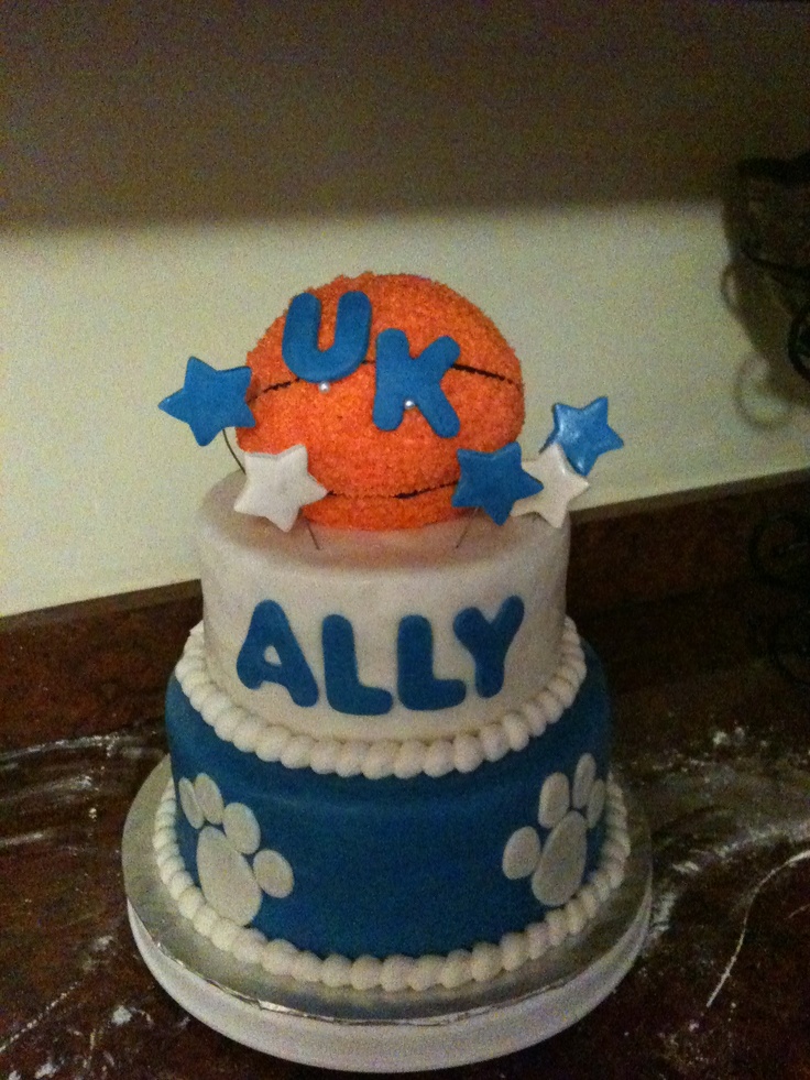UK Wildcats Basketball Cake UK Wildcats Basketball Cake